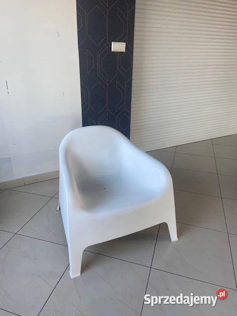 Fotel ogrodowy biały ikea Fotele Podrzewie sprzedam