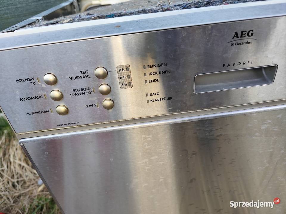 Zmywarka AEG srebrna wolnostojące Lubin