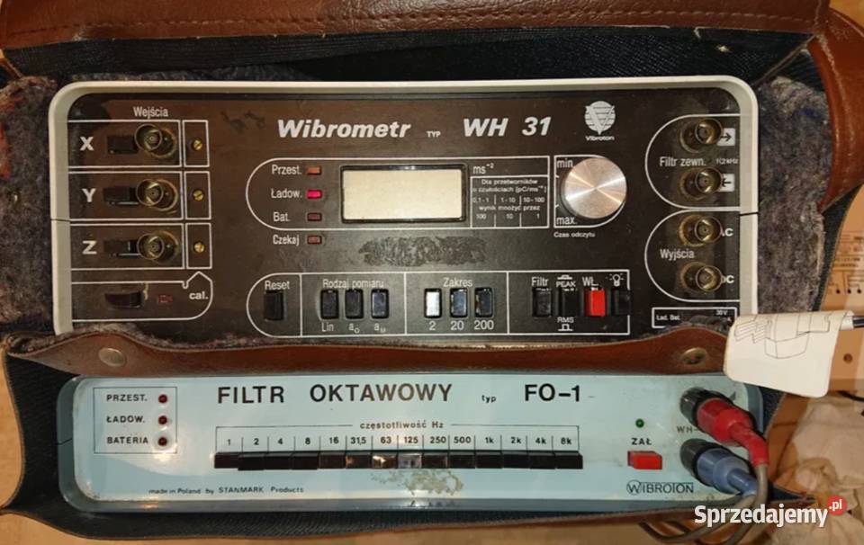 Miernik drgań Wibrometr WH 31 Filtr oktawowy F01 mazowieckie Grójec