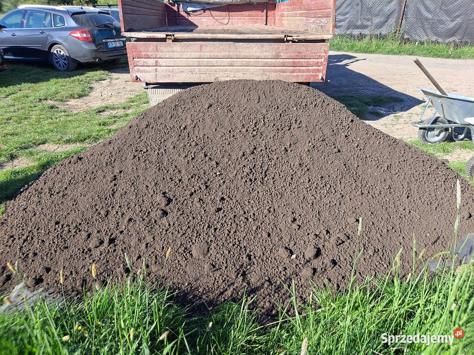 Ziemia ogrodowa humus czarnoziem przesiany Kraków