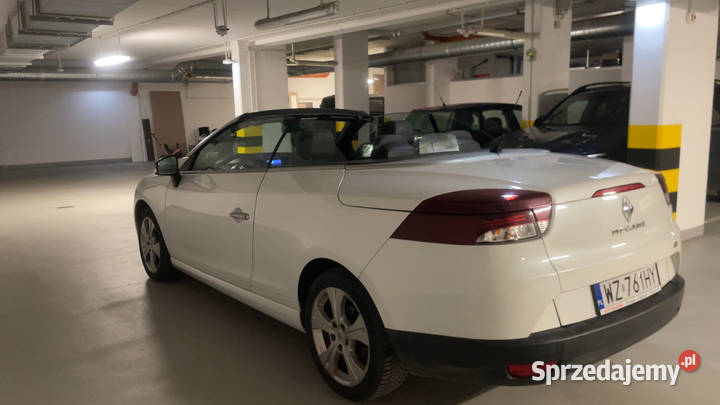 Renault Megane III cabrio welurowa tapicerka Warszawa sprzedam