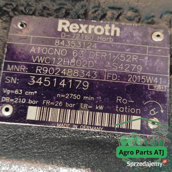 Pompa hydrauliczna AL A10CNO Rexroth R902488343 Ciechanowiec