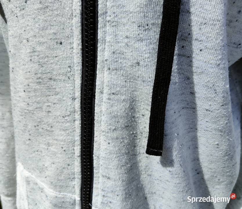 Długa bluza Reserved L 40 szara melanż kaptur Szczecin sprzedam