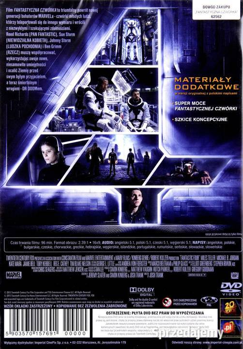 FANTASTYCZNA CZWÓRKA DUBBING pełne Kalisz sprzedam