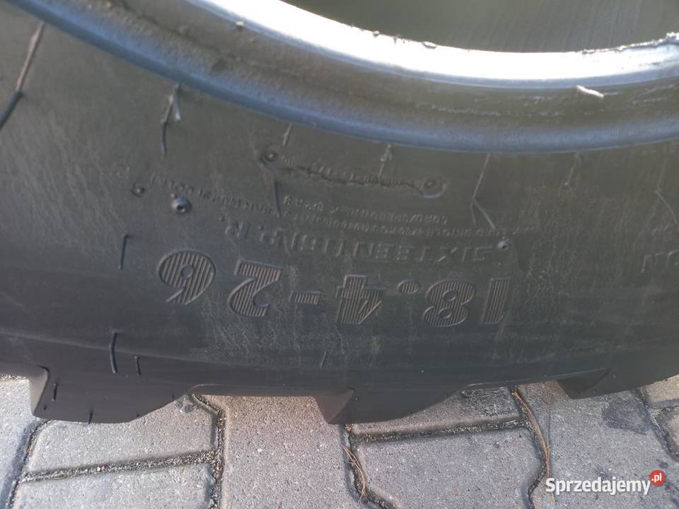 Opona używana przemysłowa 18428 184R28 MRL MTU Opony podlaskie Zaścianki