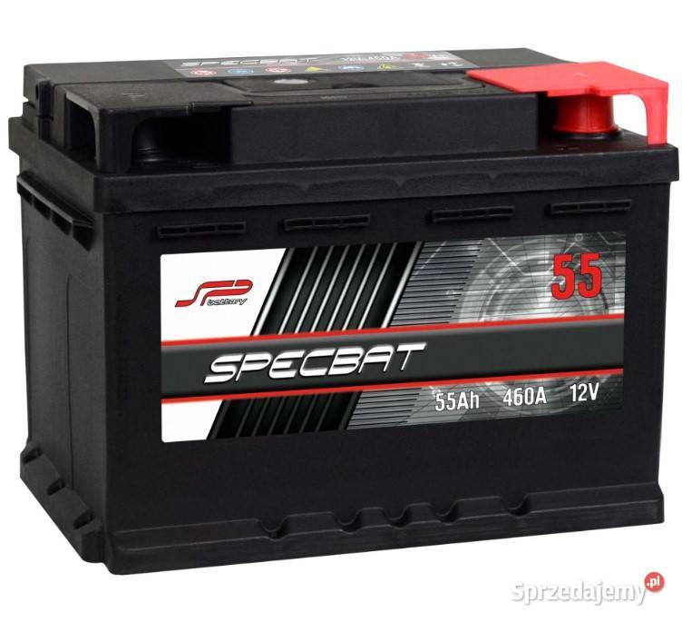 Akumulator SPECBAT 55Ah 460A EN PRAWY PLUS Akumulatory Wałbrzych
