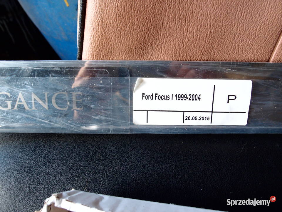 Komplet nakładki progowe Ford Focus mk1 metalowe Łódź