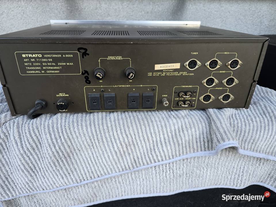 wzmacniacz transonic strato a9009 japan vintage Chełm Śląski sprzedam