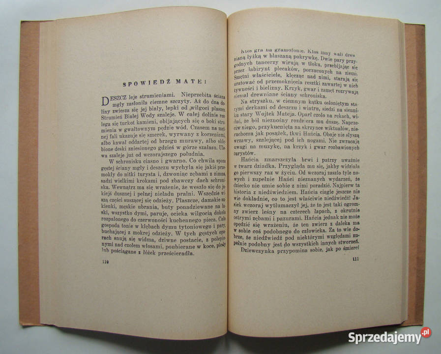 Pojednanie powieść o niedźwiedziu tatrzańskim Limanowa sprzedam