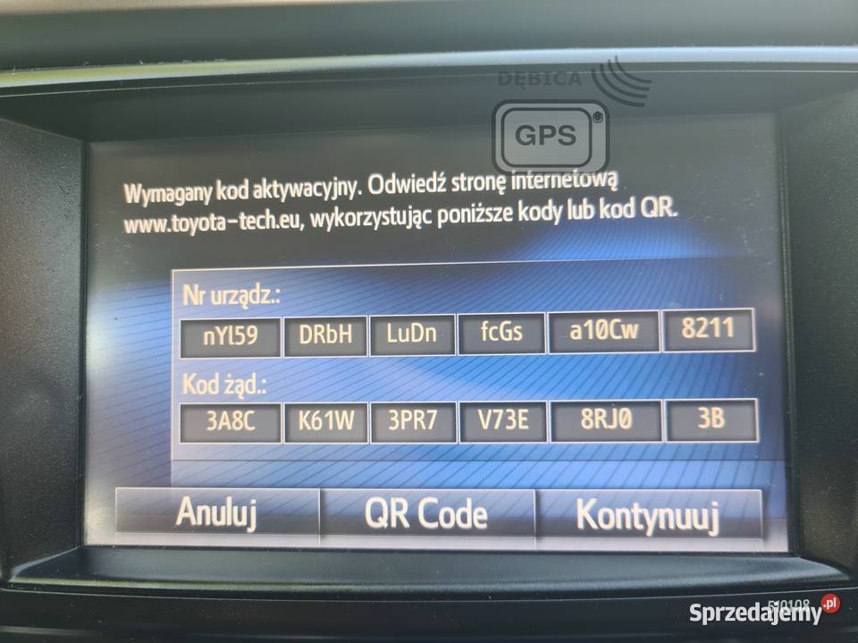 Mapy Toyota TouchGo Touch 2 with Go Mapa 2021 podkarpackie Dębica