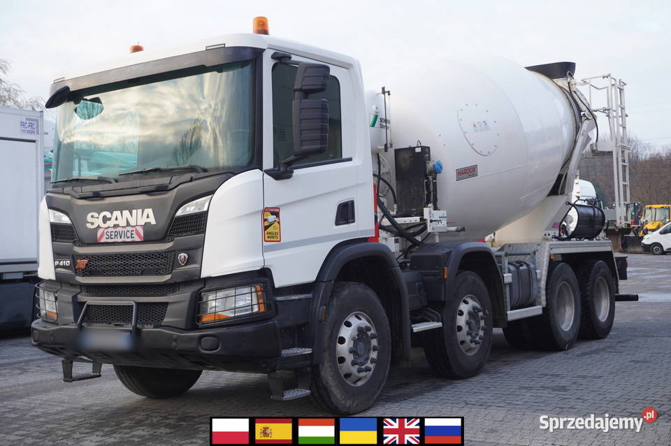 Scania P410 XT 8x4 80 SCHWINGSTATTER AM 9 FHC 9 małopolskie Kraków