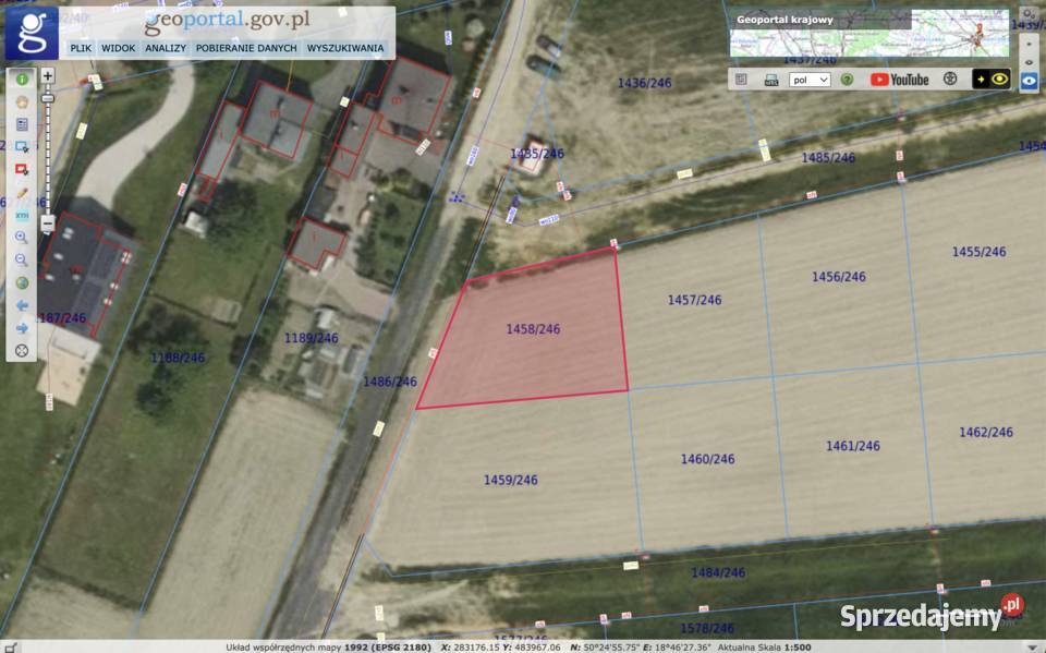 DZIAŁA BUDOWLANA w Ptakowicach dużych miast śląskie Ptakowice sprzedam