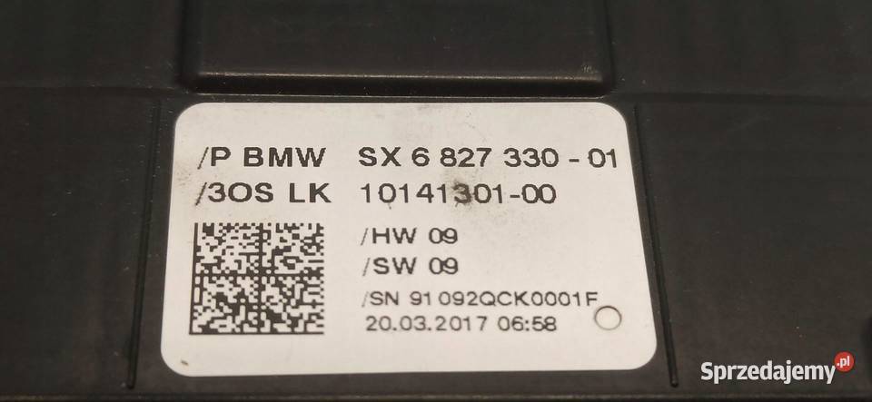BMW 7 G11 CZUJNIK WENTYLATORA PRAWY PRZÓD dolnośląskie