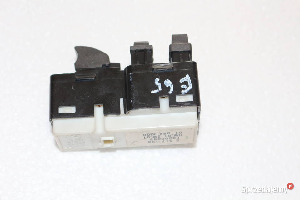 BMW E65 PRZEŁĄCZNIK SZYB ROLET PRAWY TYŁ 6917108 Części samochodowe Prochowice