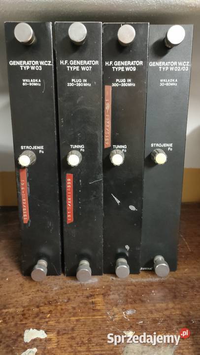 Wkładki do generatora testera ZPFM Meratronik Szczecin