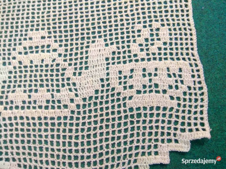 2 sztuki Firanka szydełkowa zazdrostka KAWA Katowice