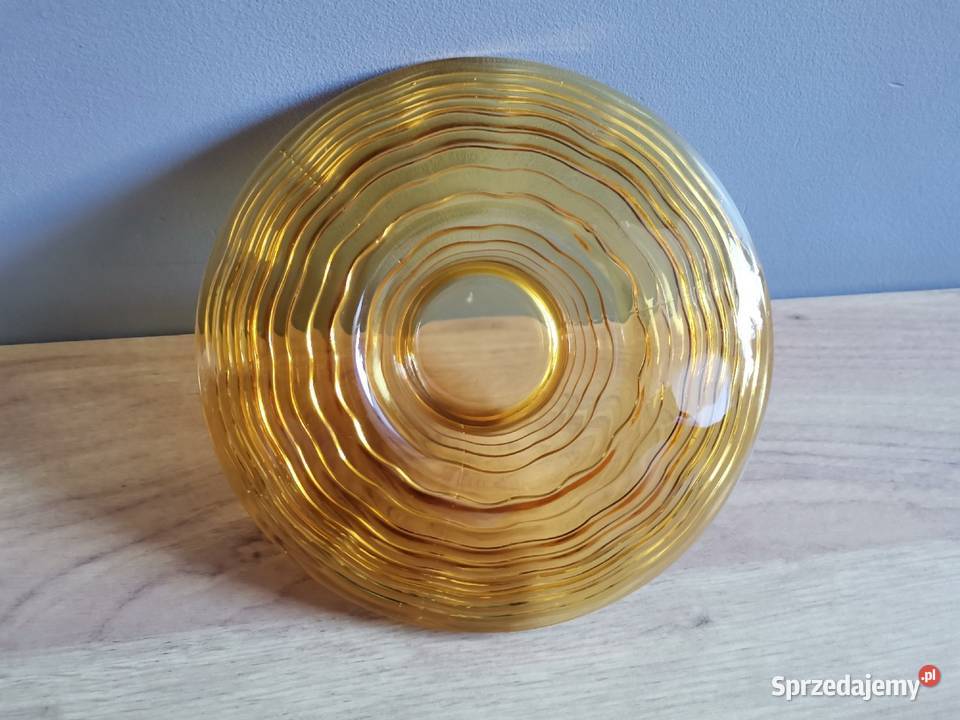 Stary wazon ikebana szkło miodowe śląskie Katowice sprzedam