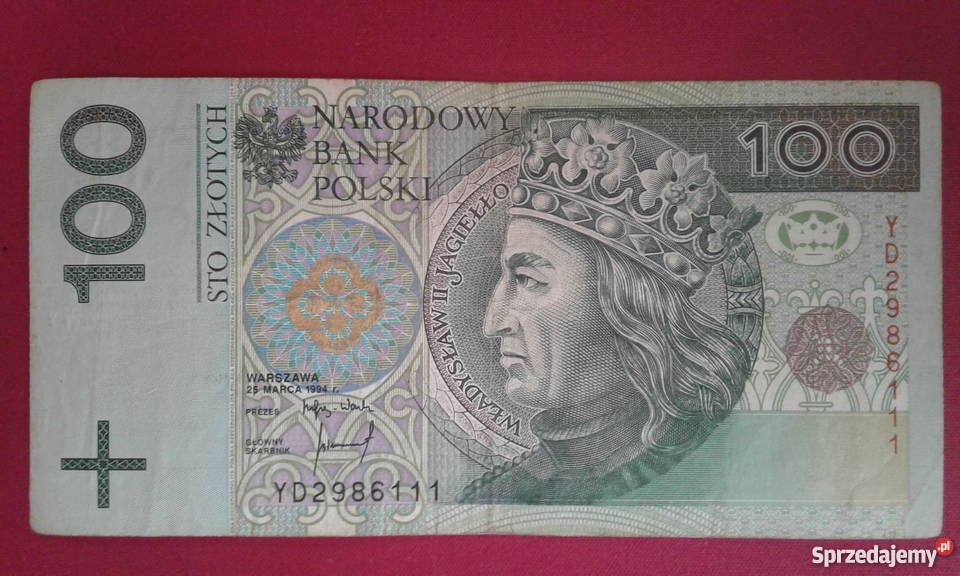 Banknot kolekcjonerski zastępczyseria Y1 Konin sprzedam