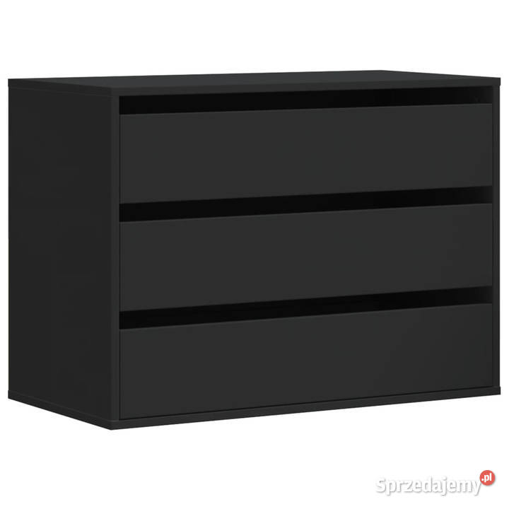 Komoda czarna 80x41x58 materiał drewnopochodny Warszawa sprzedam