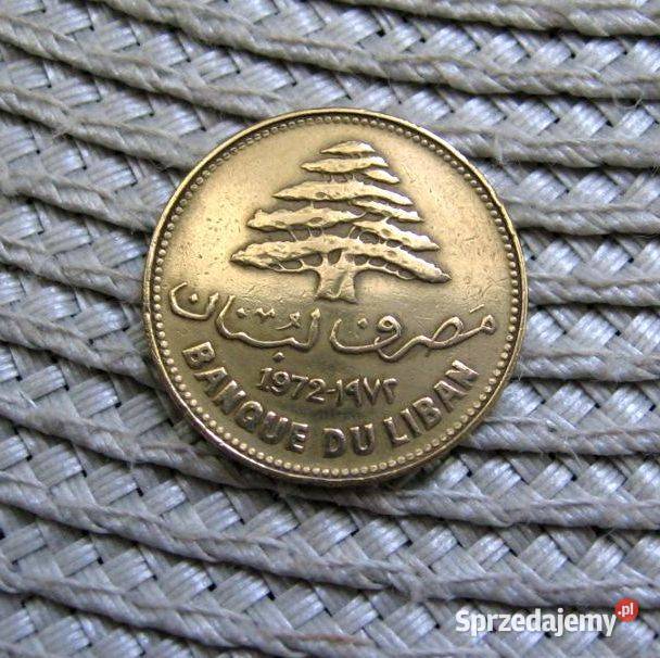 Liban 25 Piastrów 1972r wielkopolskie Kalisz