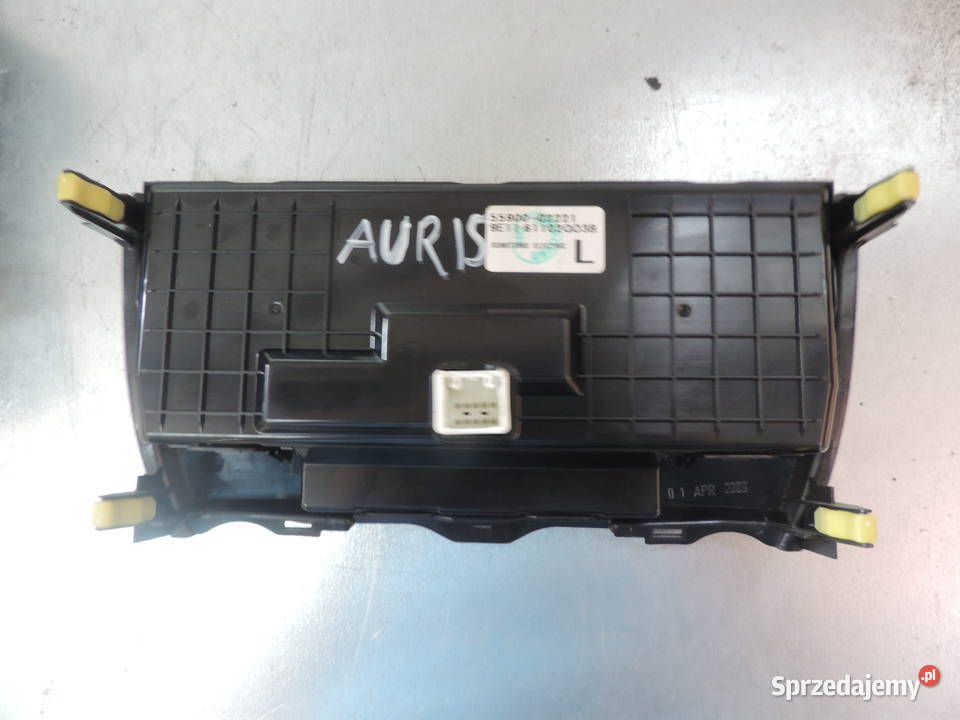 PANEL STEROWANIA NAWIEWU TOYOTA AURIS 1 E15 Wyposażenie wnętrza małopolskie