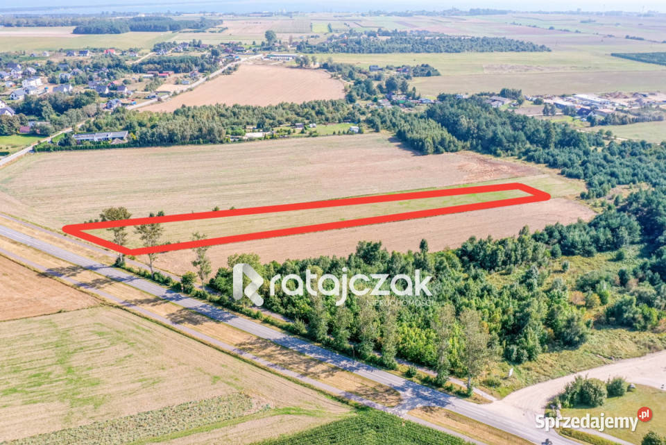 sprzedaży gruntu 9632m2 Łebcz Dr Augusta prąd