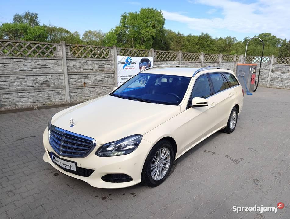 Mercedes E200 CDI super stan ZAMIANA światła do jazdy dziennej Poznań
