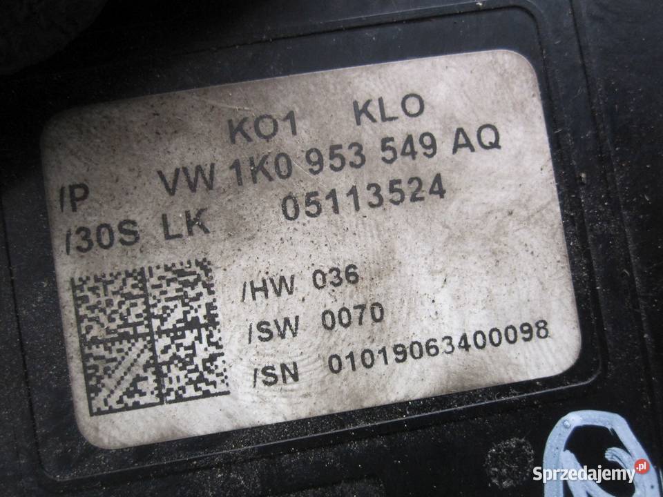VW PASSAT B6 07r czujnik kąta skrętu 1K0953549AQ Kielce