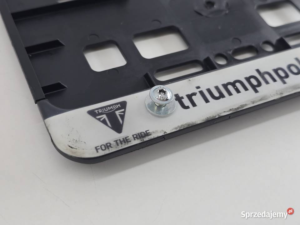 RAMKA TABLICY REJSTARCYJNEJ TRIUMPH SCRAMBLER Mocowania i uchwyty łódzkie