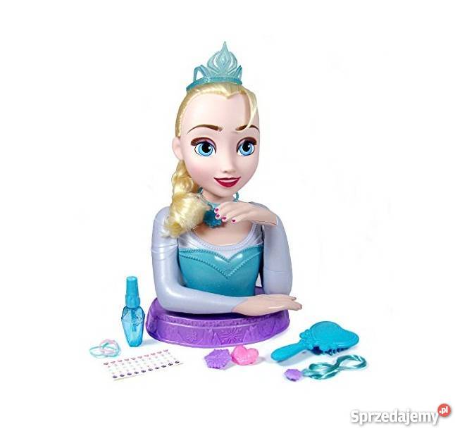 Frozen Kraina Lodu Deluxe głowa do czesania Lalki i akcesoria Mogilany