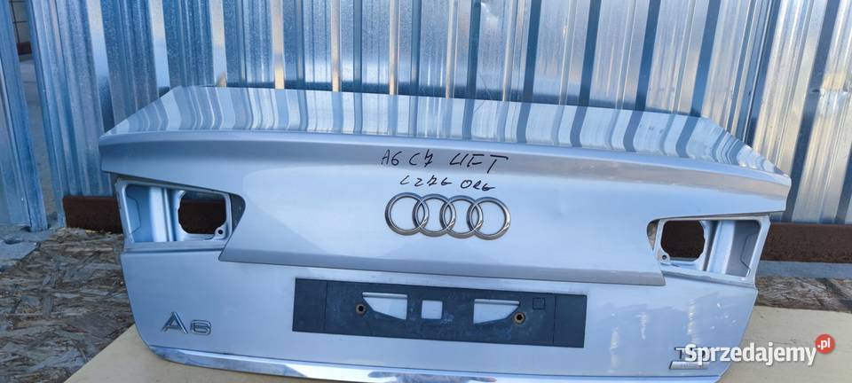 KLAPA TYLNA TYŁ AUDI A6 C7 LIFT SEDAN LZ7G ORG Przystajń sprzedam