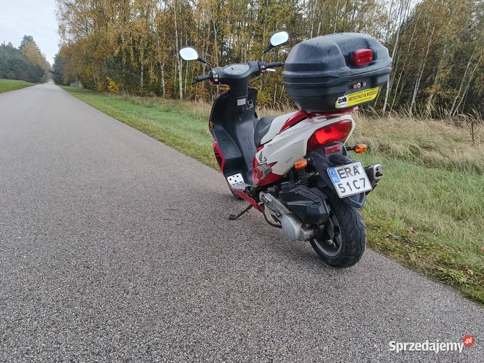 Skuter 125 ZENNCO zarejestrowany w Polsce Widawa