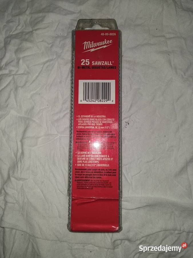 Brzeszczoty Milwaukee 3 zestawy Kraśnik