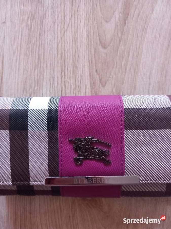 Burberry duży portfel dual krata podkarpackie Stalowa Wola