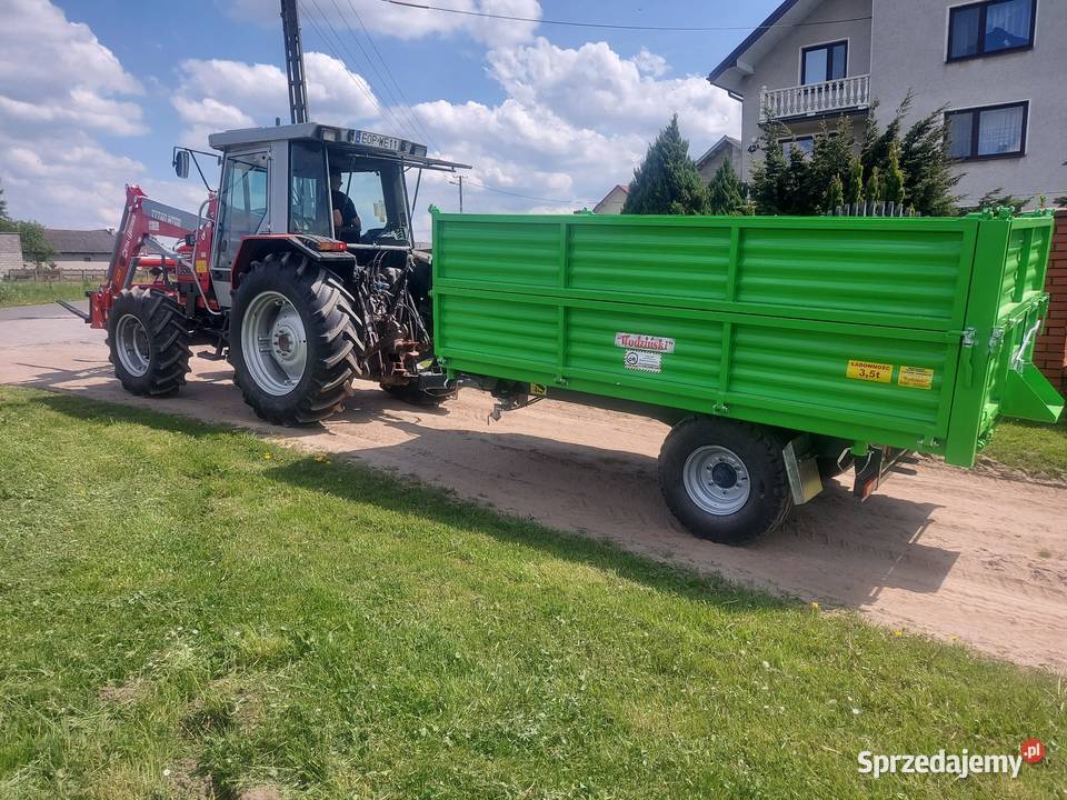 Wywrotka z homologacją 253545t przyczepa mazowieckie