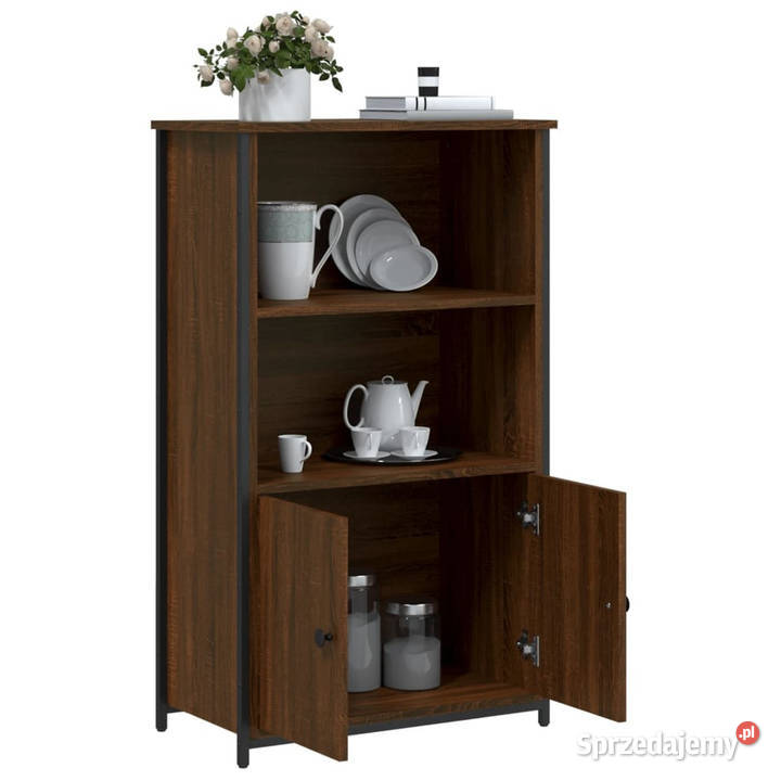 Szafka brązowy dąb 62x32x1035 materiał