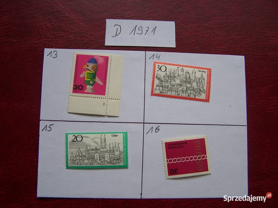 Niemcy 1971 MNH Znaczki z roczników WYBIERAJ Tychy