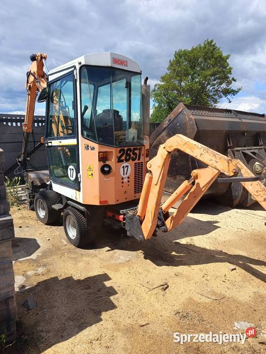 Koparka cmentarna Boki nie jcb bobcat Kubota Śliwice