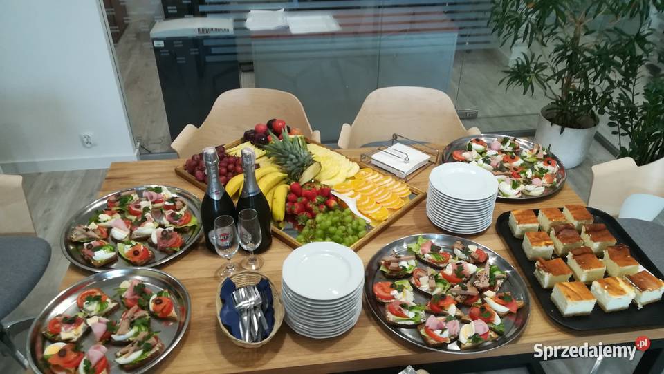 Porcelana talerze szkło kieliszki catering Wieliczka