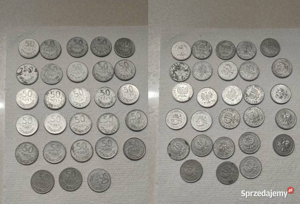 Stare monety z PRL 113 sztuk małopolskie Miechów