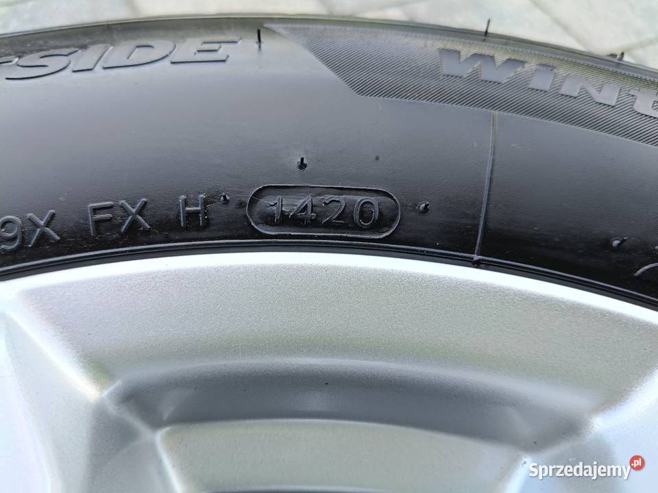 Alufelgi Kia 16 zimówki z oponami Hankook 7 mm Elbląg