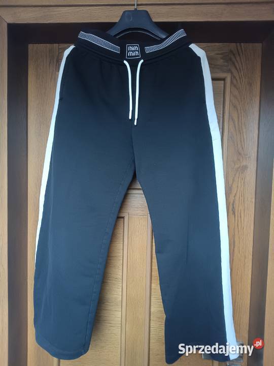 Szerokie czarne spodnie dresowe Myron Kids 158 Rozmiar 158 Zbylitowska Góra sprzedam