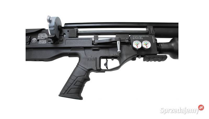 Wiatrówka PCP Hatsan Factor BP tłumik QE 55 mm wielkopolskie Trzcianka