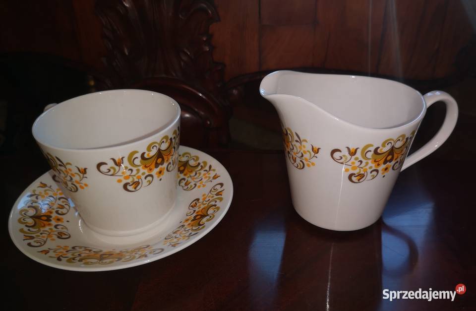 Filiżanka z talerzykiem deserowym Queen Anne Gdańsk