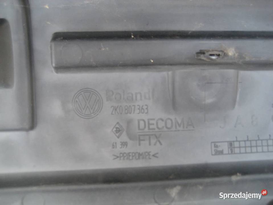 vw caddy iii 0410r zderzak tył 2k0807363 wielkopolskie Rakoniewice sprzedam