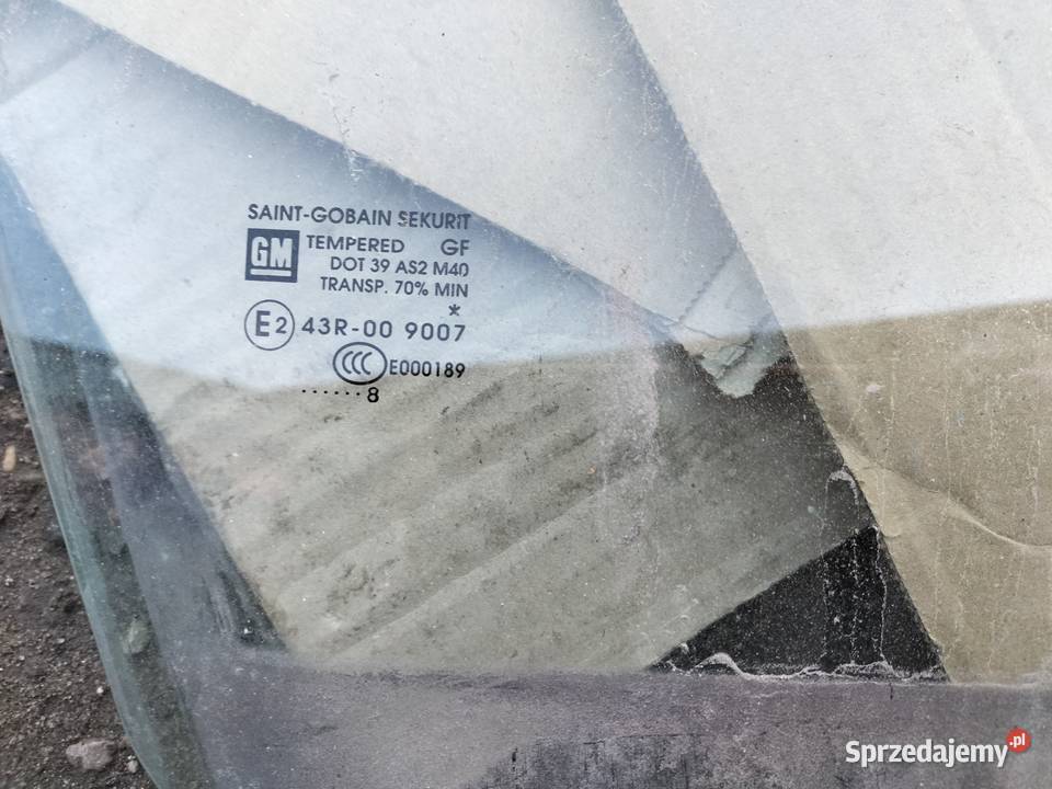 OPEL CORSA D 3D SZYBA DRZWI PRAWY PRZÓD PRAWA Kamień-Kolonia sprzedam