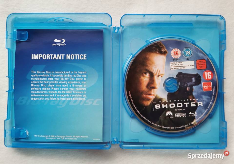 Shooter Strzelec Bluray 2007 Mark Wahlberg napisy Wytrzyszczki