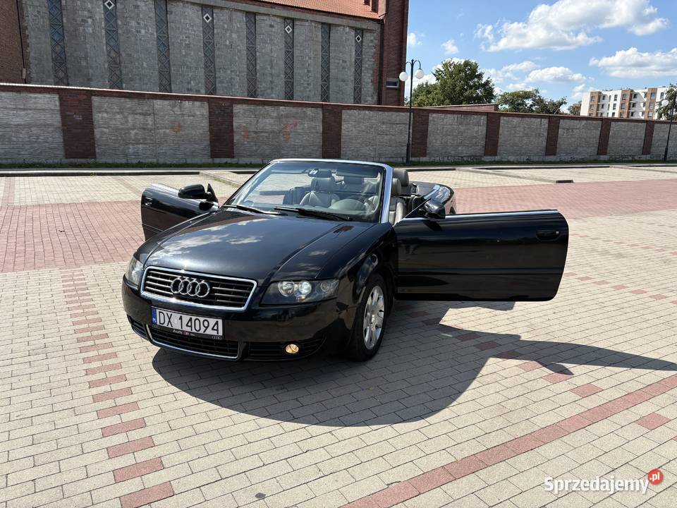 Audi A4 cabrio 30 benzyna V6 2002 skóra klima czujnik deszczu Jelcz-Laskowice