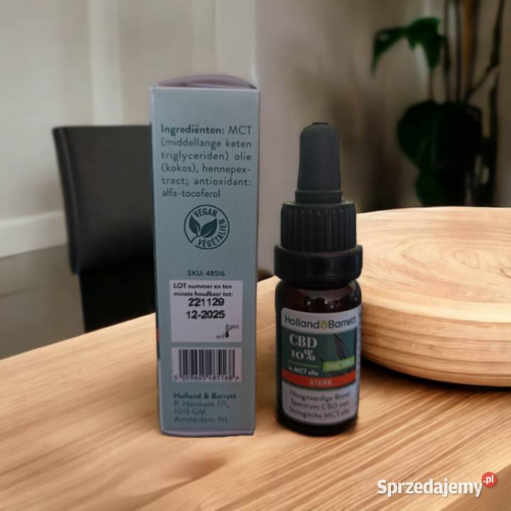 Holland Barrett Olejek CBD 10 10ml Oryginalny Łódź