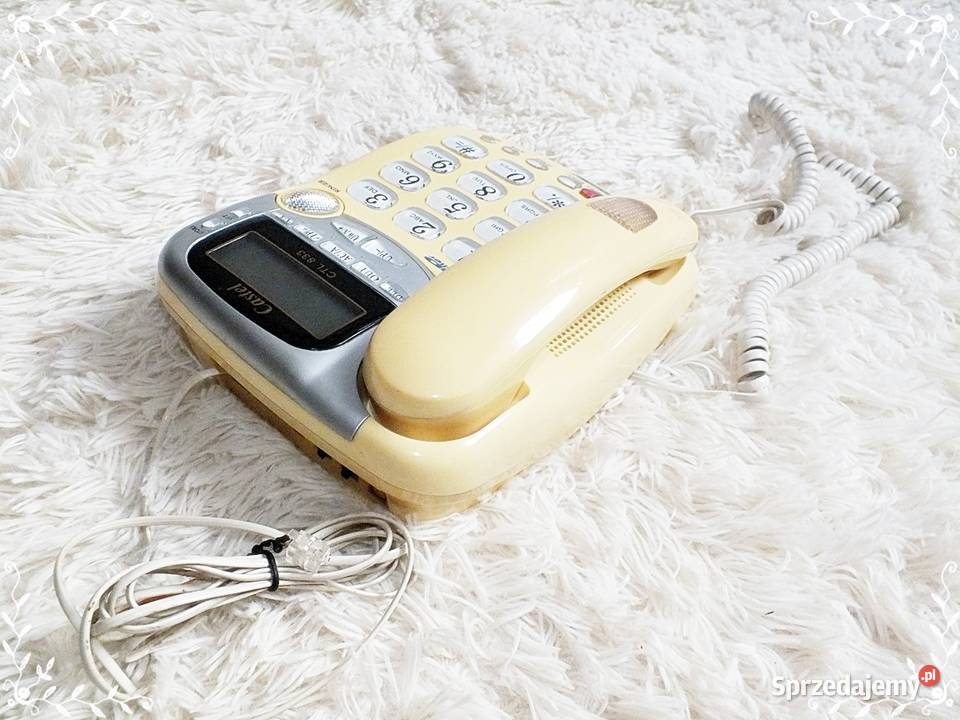 Castel CTL833 Telefon przewodowy z wyświetlaczem Żary sprzedam